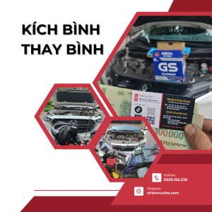 dịch vụ kích bình thay bình ô tô lưu động